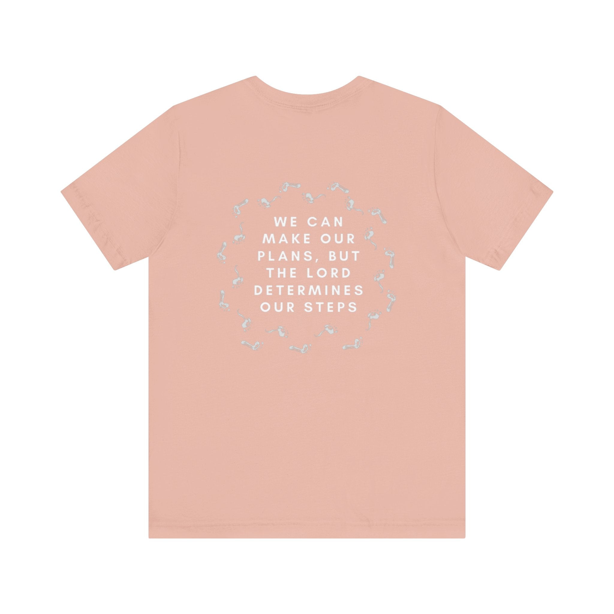 Proverbs 16:9 Tee (White Text)